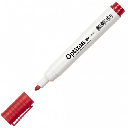 INSTRUMENTE DE SCRIS - EU MARKER WHITEBOARD VF ROTUND 1-3MM ROSU 110976