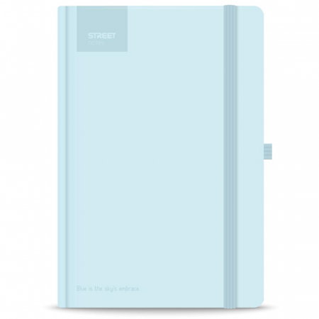 NOTES A5 96 FILE, CU ELASTIC, LINII, STREET, PASTEL BLUE 778094 [1]