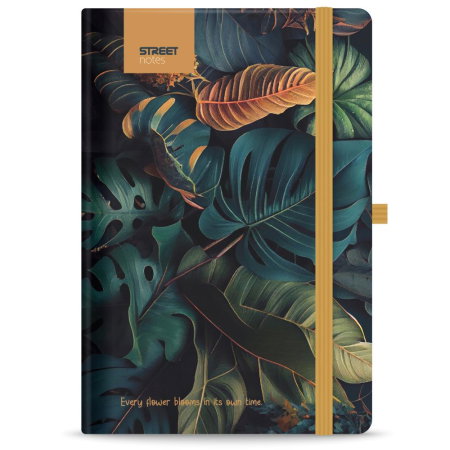 NOTES B5 96 FILE, CU ELASTIC, LINII, STREET FLOWERS GARDEN 778085 [1]