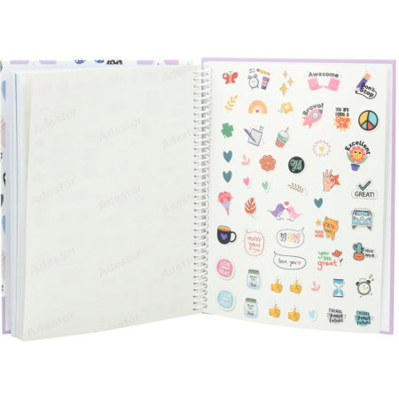 PLANNER, CAIETUL ADOLESCENTULUI 24*19CM, SPIRA, 100 FILE 778030 [6]