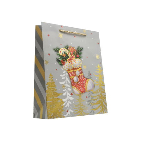 SACOSA CADOU CRACIUN 26*32*10CM DELUXE L XMAS 71653 [4]