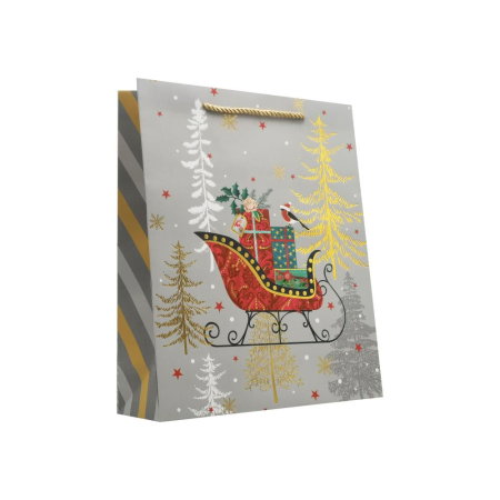 SACOSA CADOU CRACIUN 26*32*10CM DELUXE L XMAS 71653 [1]