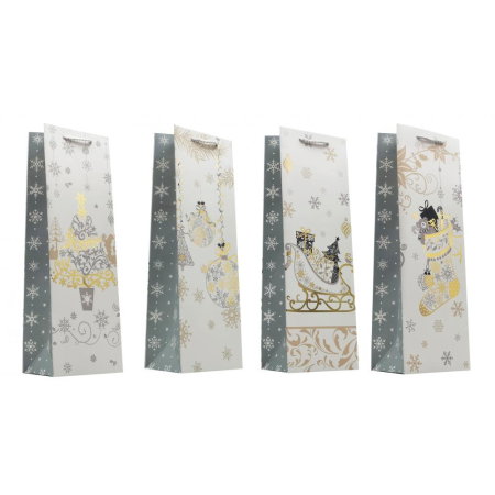 SACOSA CADOU STICLA 12*36*9CM DELUXE PLUS B XMAS 71655 [0]