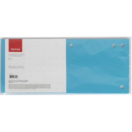 Separatoare index si separatoare biblioraft - EU SEPARATOR CARTON 180G 10/SET ALBASTRU 128213