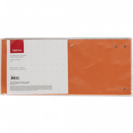 Separatoare index si separatoare biblioraft - EU SEPARATOR CARTON 180G 10/SET PORTOCALIU 128210