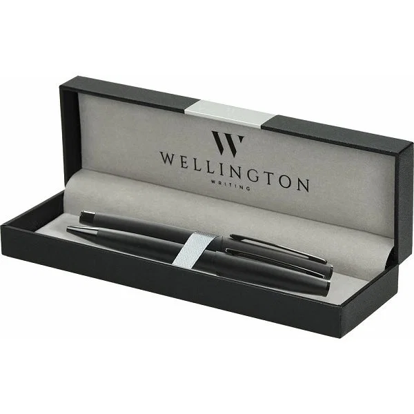 Seturi Instrumente de lux - EU SET STILOU + ROLLER WELLINGTON AGDER NEGRU MAT 1953202