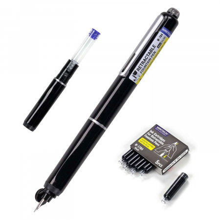 Stilouri si Rollere cu Cerneala - EU STILOU WRITECH CLICK +5 REZERVE NEGRU 260058/260057