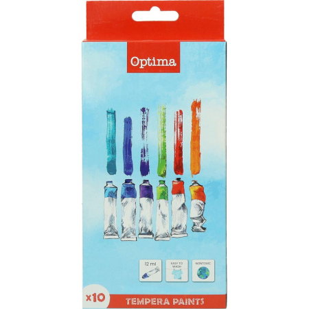 Set acuarele tempera - EU TEMPERA 10/SET * 12ML 100001A