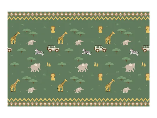 Față Masă Safari Hârtie 120x180cm Mix OBS7 [3]