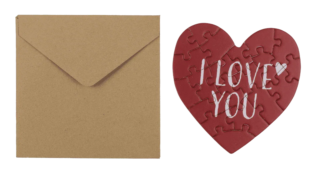 FELICITARE PUZZLE + PLIC, I LOVE YOU 180801 [2]