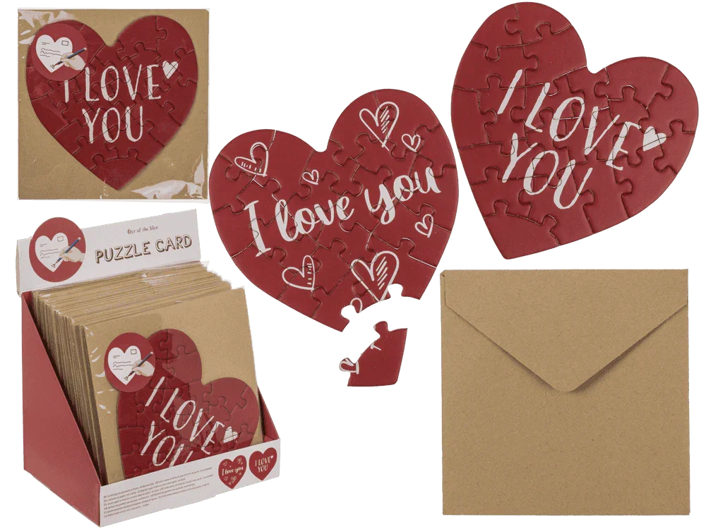 FELICITARE PUZZLE + PLIC, I LOVE YOU 180801 [7]