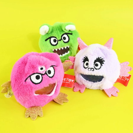 Squishy - Figurina Squishy 10cm Monstru Plush Glitter 54796