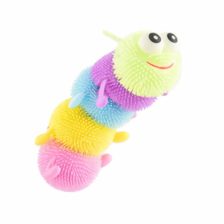 Squishy - Figurină Squishy Omidă Colorată 17cm