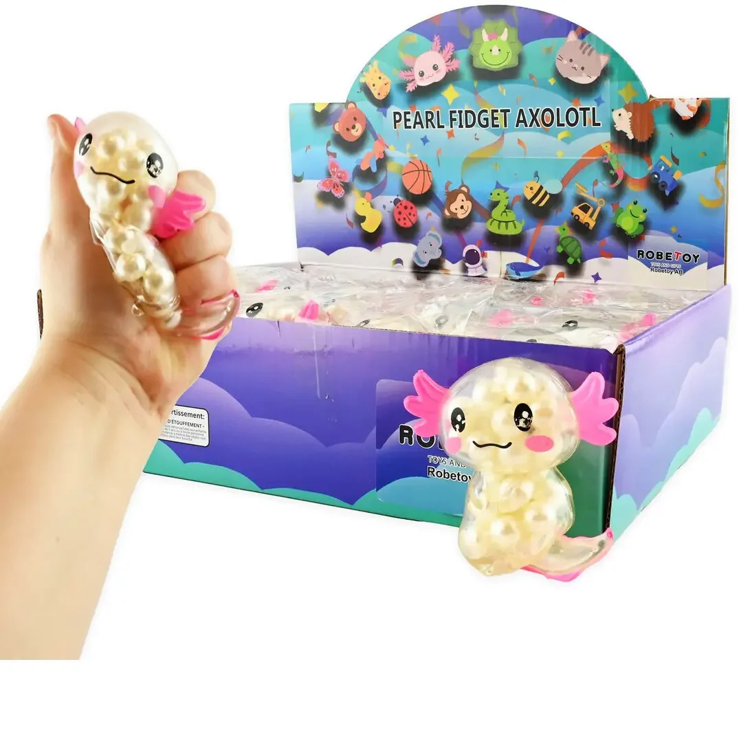 Figurină Squishy Axolotl cu Perle 8cm [1]