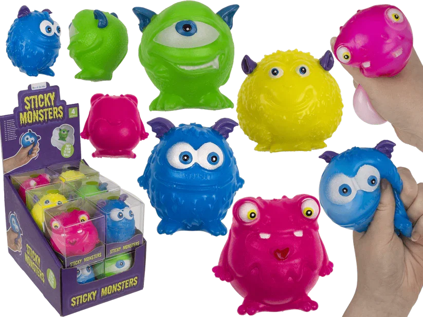 Squishy - Figurină Squishy 8cm Monstru Lipicios Antistres - ipb.ro