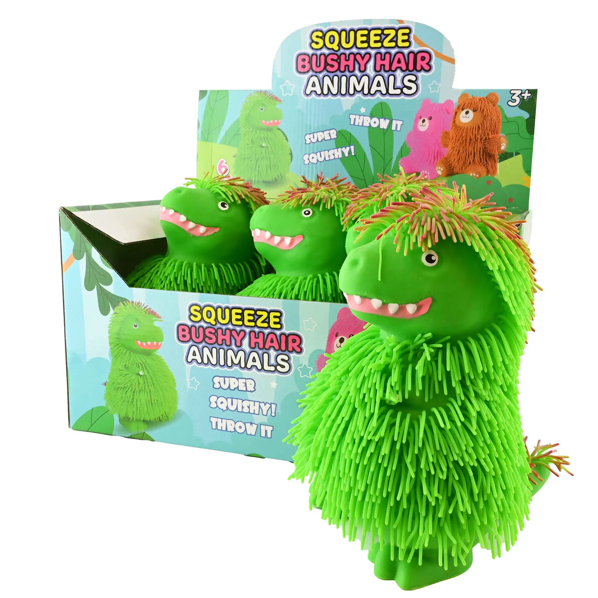 ARTICOLE COPII - Figurina Squishy Dinozaur Verde 23cm 41662 - Jucărie Antistres