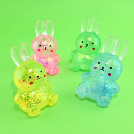 Import - FIGURINA SQUISHY SUGAR 10CM IEPURAS GLITTER 41085