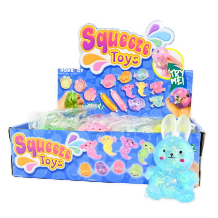 FIGURINA SQUISHY SUGAR 10CM IEPURAS GLITTER 41085 [1]