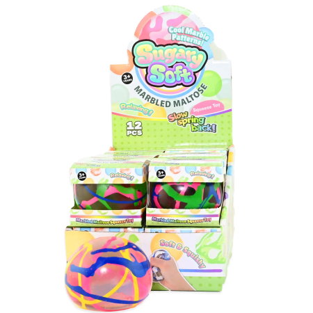 Figurină Squishy Sugar Soft 7cm Mingiuță Marmorată - ipb.ro [1]
