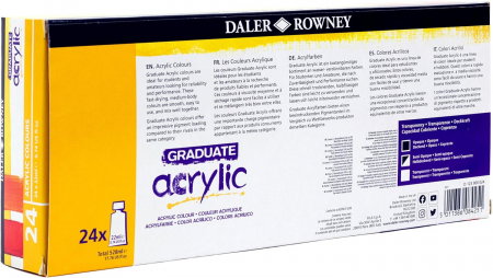 FIL CULORI ACRIL DALER ROWNEY GRADUATE 22ML 24/SET 123900024 [3]