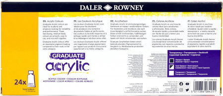 FIL CULORI ACRIL DALER ROWNEY GRADUATE 22ML 24/SET 123900024 [1]