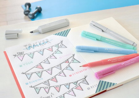 Fineliner Faber-Castell Broadpen 0.8mm Apricot [3]