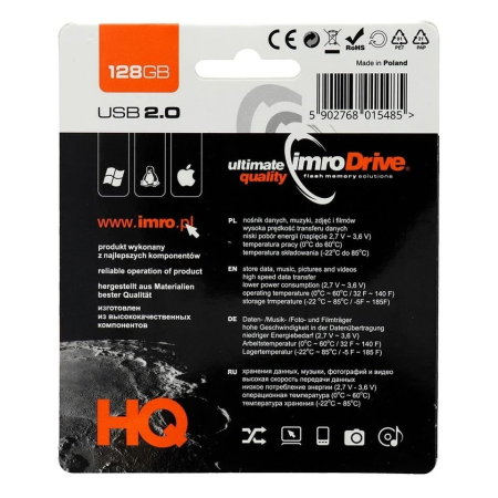 Memorie USB Flash Imro 128GB USB 2.0 Mov Sidefat DXTO-009830 [9]