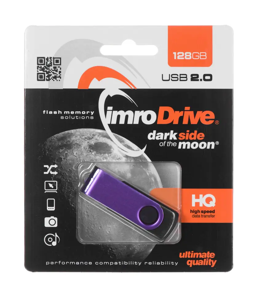 ACCESORII IT - Memorie USB Flash Imro 128GB USB 2.0 Mov Sidefat DXTO-009830