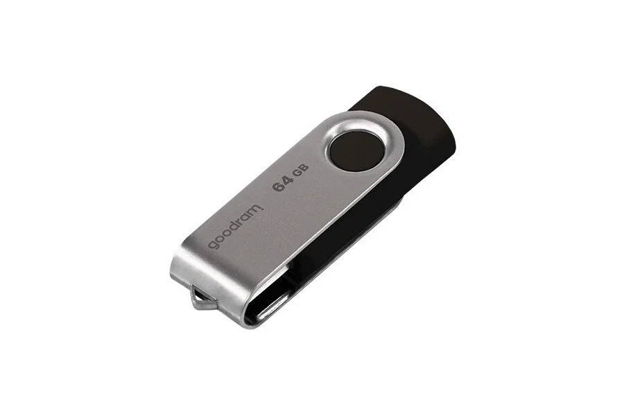 Flash USB 2.0 Goodram 64GB Twister Silver Negru [2]