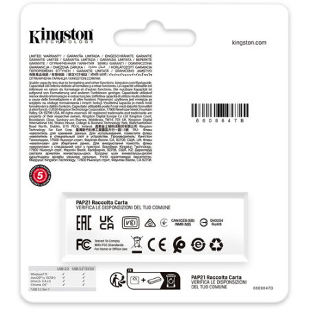 Memorie USB Flash Kingston 128GB USB 3.2 Negru Albastru DXTO-010681 [1]