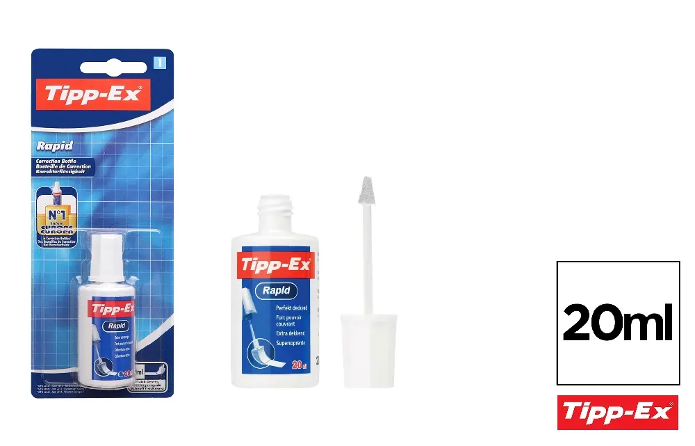 Corector fluid cu pasta corectoare - FLUID CORECTOR CU PENSULA 20ML TIPP-EX BIC 8871/2168871592