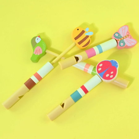 ARTICOLE COPII - Fluier Glisant din Lemn 13cm 80174 - Instrument Muzical - ipb.ro
