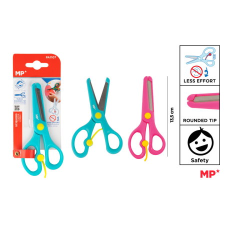 Foarfece pentru copii - Foarfeca Scolara IPB 13.5cm Culori Asortate PA1107