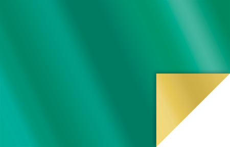 Folie Aluminiu Artizanat Verde Auriu 500x780mm Heyda [1]