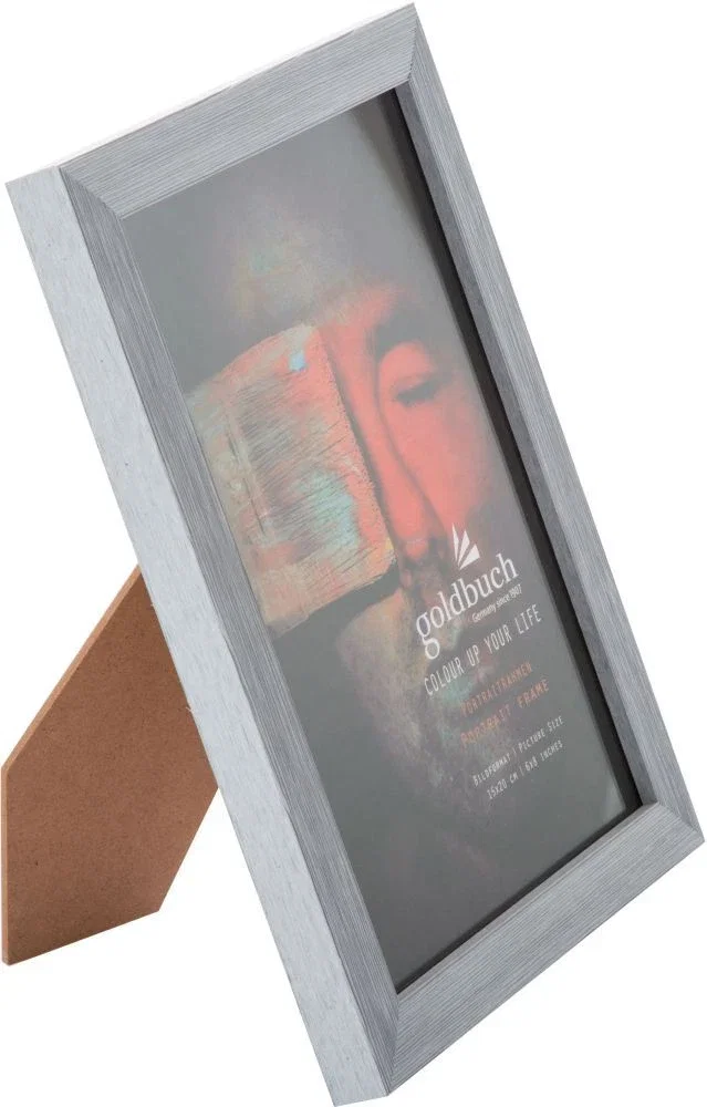 GB RAMA FOTO PLASTIC CU SUPORT 15*20CM ASPECT LEMN COLOR UP GRI DESCHIS 910704 [1]