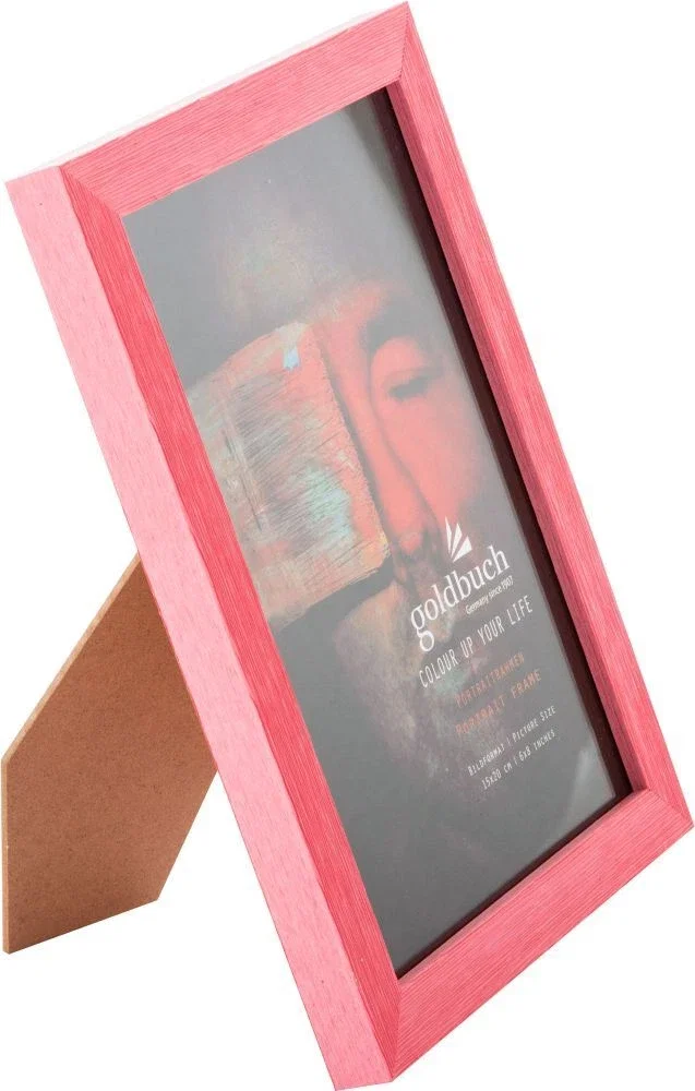 GB RAMA FOTO PLASTIC CU SUPORT 15*20CM ASPECT LEMN COLOR UP ROZ 910204 [1]