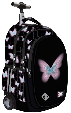Ghiozdane, Rucsacuri, Trolere - GHIOZDAN TROLER ST.RIGHT TB-01 PASTEL BUTTERFLY 300738