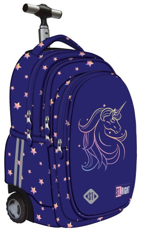 RECHIZITE SCOLARE IPB - Ghiozdan Troler St.Right TB-01 Unicorn Glow 26L - 300882