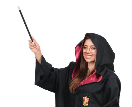 BAGHETA MAGICA A VRAJITORULUI 24.5CM NEAGRA GD-ROZD [0]