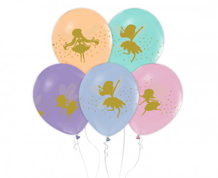 Baloane latex - GOD BALOANE LATEX Balloons Fairy, 30cm, 5/set GZ-WRO5