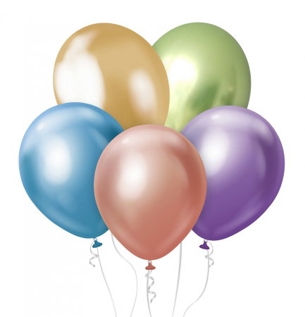 Baloane latex - GOD BALOANE LATEX Beauty&Charm, platinum colours assorted, 30cm, 5/set CB-5LXM