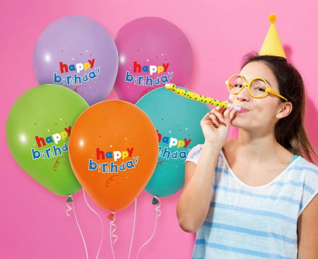 GOD BALOANE LATEX Happy Birthday, pastel, 30cm, 5/set GZ-HBK5 [2]