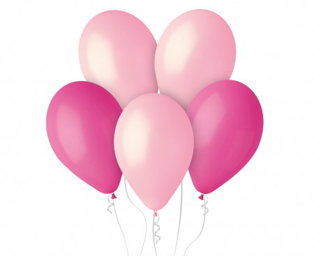 Baloane latex - GOD BALOANE LATEX My Pink World, 30cm, pink 5/set G110/MPW
