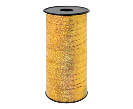 Snur Rafie pentru flori - RAFIE PLASTIC HOLOGRAFICA 0.5cm*92m, aurie GT-1H24