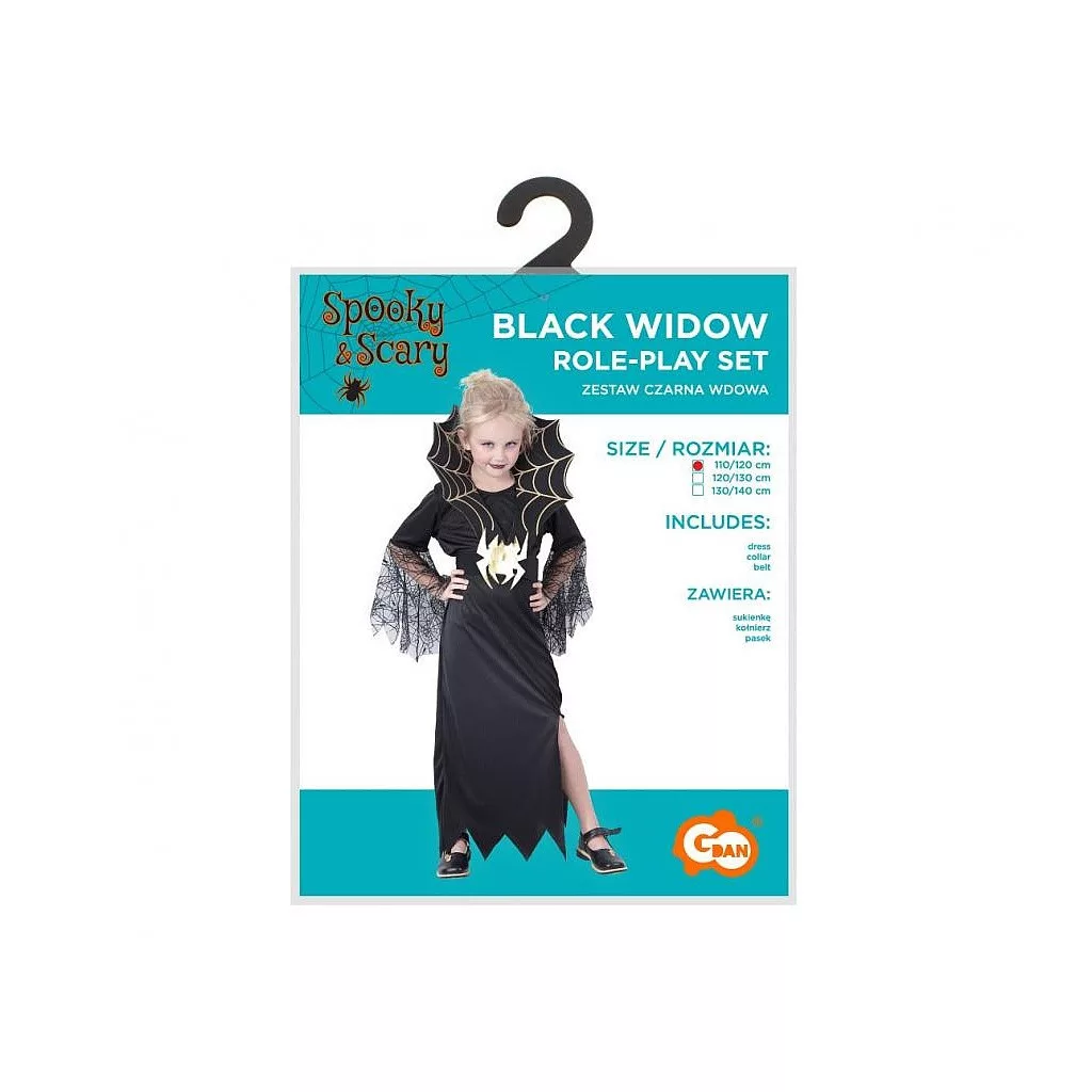COSTUM PENTRU COPII 120/130CM BLACK WIDOW SL-BW12 [3]