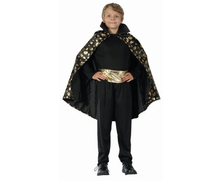 DE SEZON - COSTUM PENTRU COPII 120/130CM VAMPIR AURIU SL-HW12
