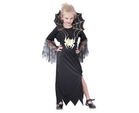 DE SEZON - COSTUM PENTRU COPII 130/140CM BLACK WIDOW SL-BW13