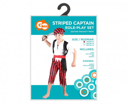 GOD COSTUM PT COPII 110/120 CM, CAPTAIN SL-PV11 [3]