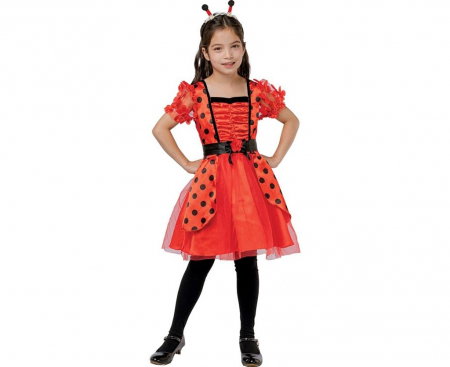 Costume Party - GOD COSTUM PT COPII 110/120 CM, LADYBUG SL-LB11