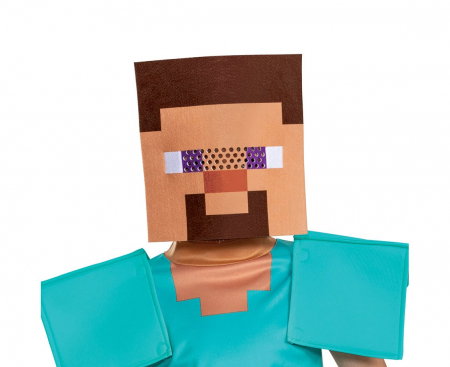 GOD COSTUM PT COPII M, 7-8 ANI STEVE ESSENTIAL-MINECRAFT 162429K-20L [4]